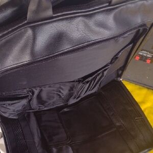Black Leather Men's Bag